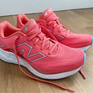 New Balance Coral Sneakers with White Details